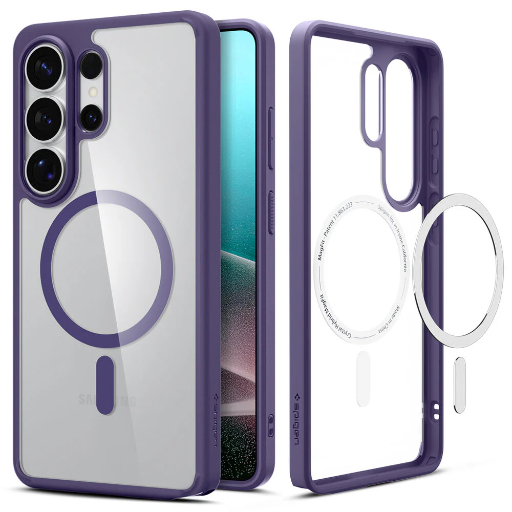 Spigen Galaxy S26 Ultra Ultra Hybrid (MagFit) Case (Deep Purple) - Image 6