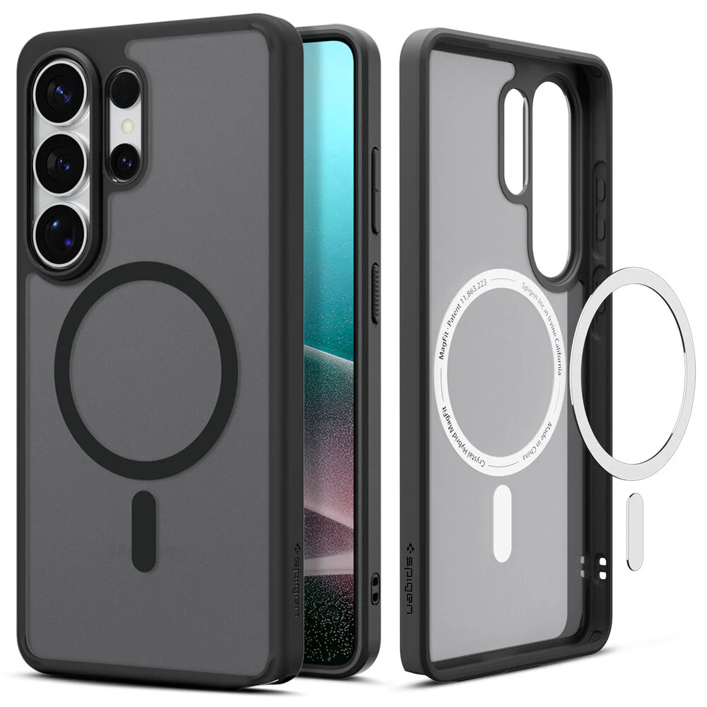 Spigen Galaxy S26 Ultra Ultra Hybrid (MagFit) Case (Frost Black) - Image 2