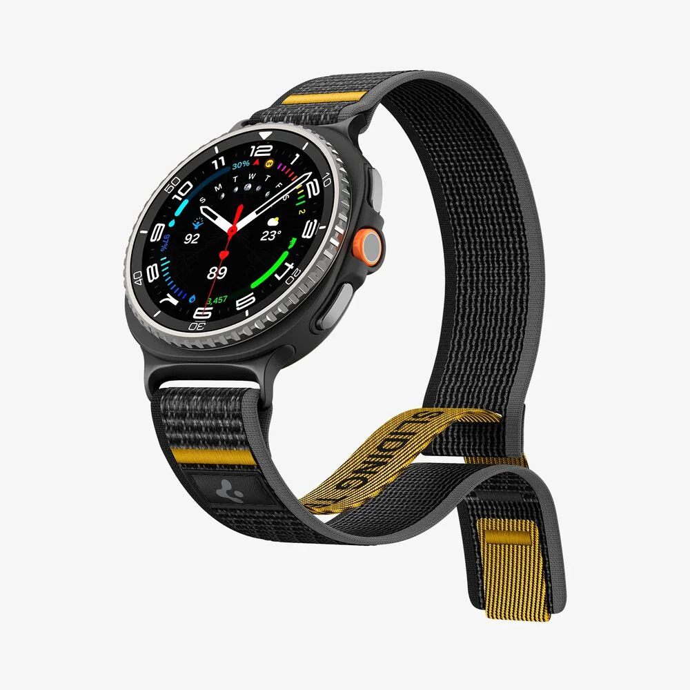 Spigen Galaxy Watch 40mm 44mm 46mm Athlex Air Wristband (Active Black) - Image 5