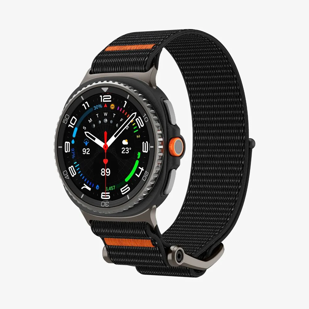 Spigen Galaxy Watch 40mm 44mm 46mm DuraPro Flex Wristband (Black) - Image 3