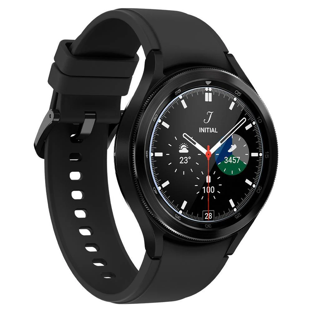 Spigen Galaxy Watch 42mm GLAS.tR Slim HD Glass Screen Protector (Clear) - Image 3