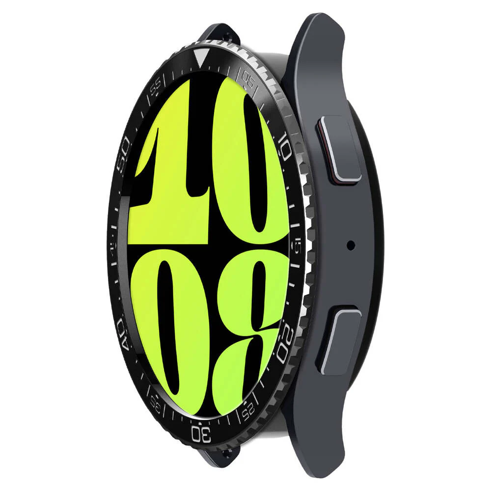 Spigen Galaxy Watch 44mm Bezel Tune Case (Black) - Image 2