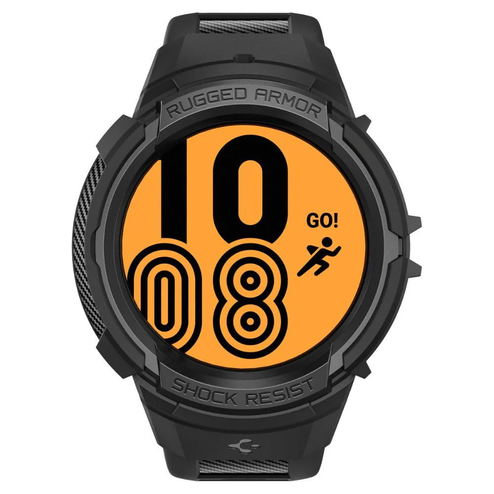 Spigen Galaxy Watch 5 Pro 45mm Rugged Armor Pro Case (Black) - Image 4