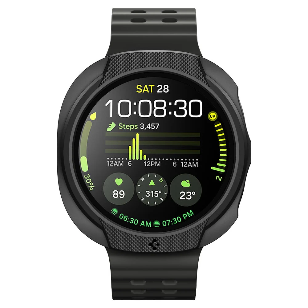 Spigen Galaxy Watch 8 40mm Liquid Air Case (Black) - Image 2