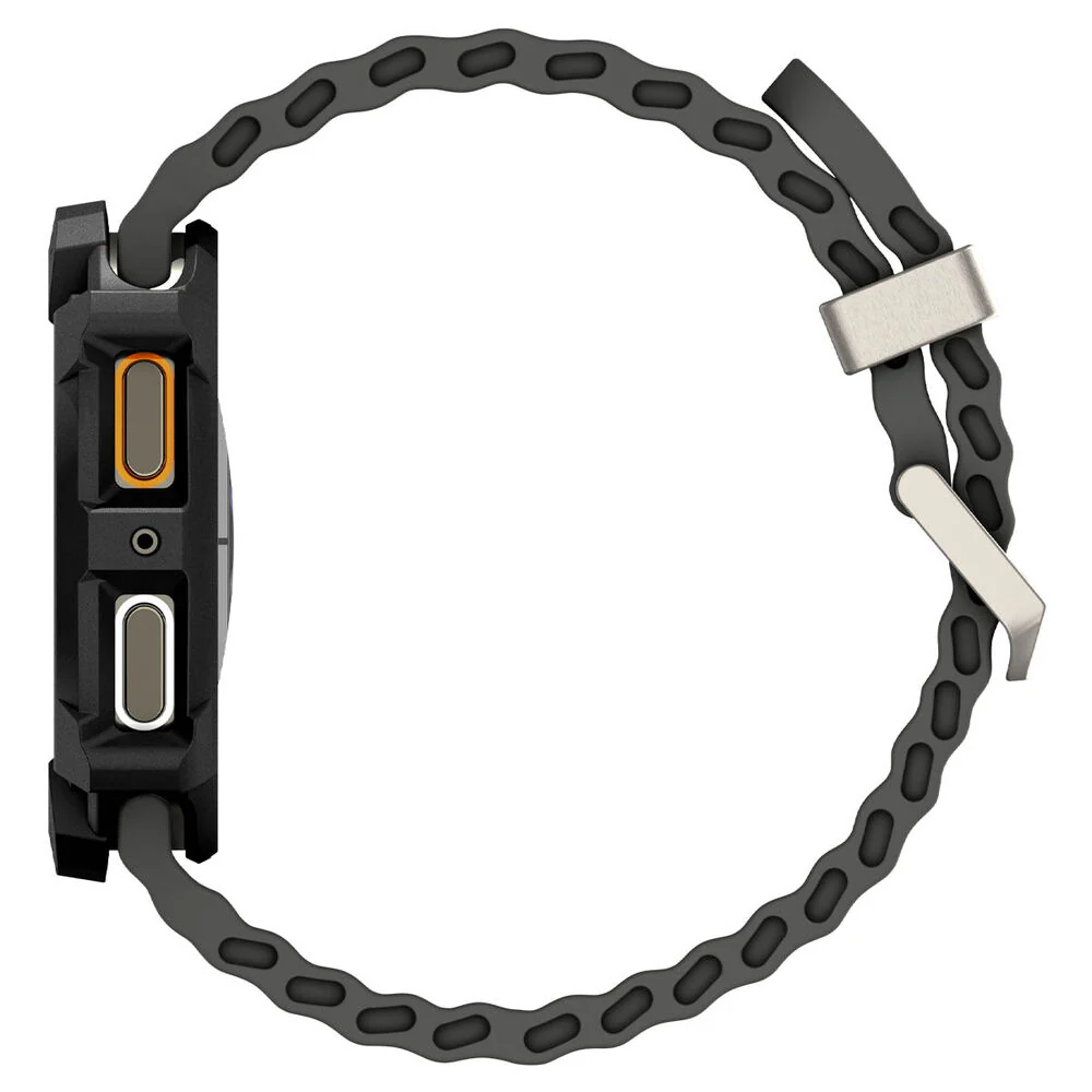 Spigen Galaxy Watch 8 44mm Rugged Armor Case (Black) - Image 4