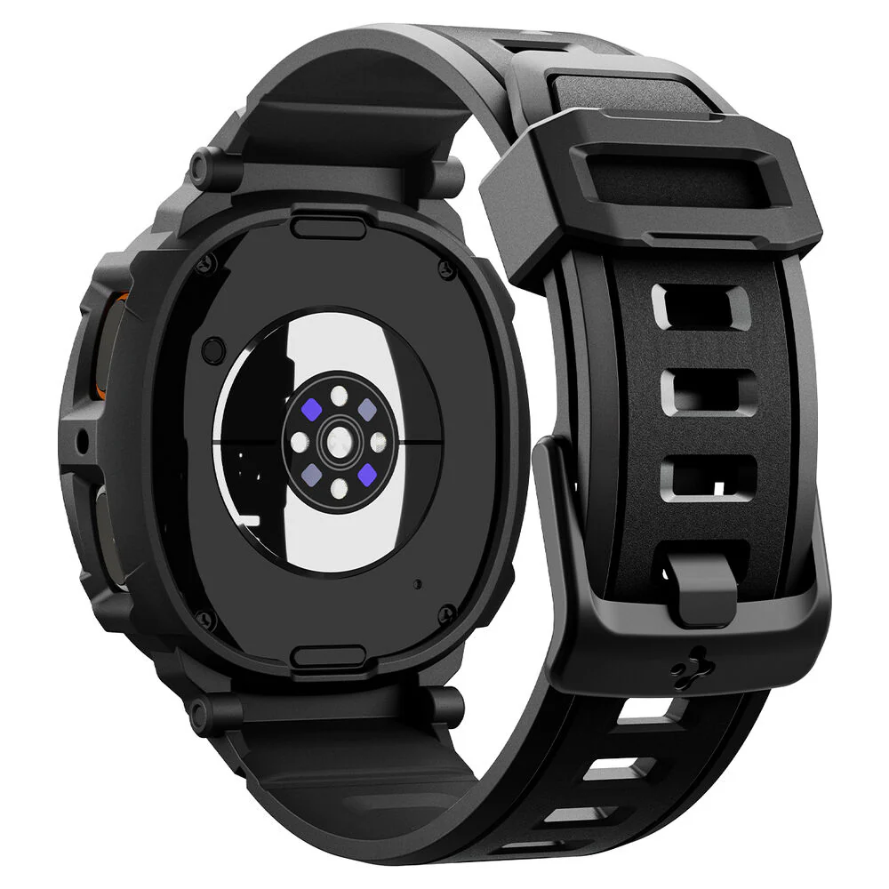 Spigen Galaxy Watch 8 44mm Rugged Armor Pro Case (Black) - Image 3