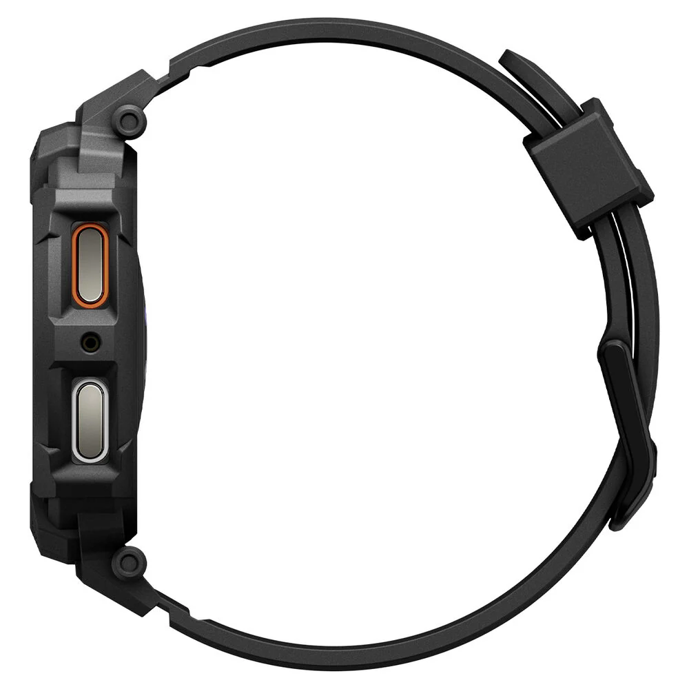 Spigen Galaxy Watch 8 44mm Rugged Armor Pro Case (Black) - Image 4
