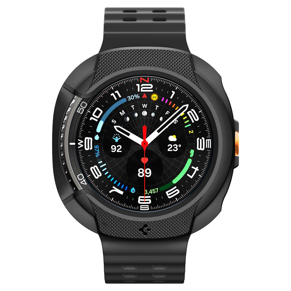Spigen Galaxy Watch 8 Classic 46mm Liquid Air Case (Black) - Image 2