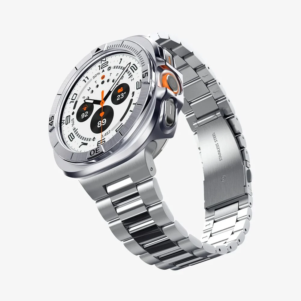 Spigen Galaxy Watch Ultra 47mm Bezel Tune Pro Case (Silver) - Image 5