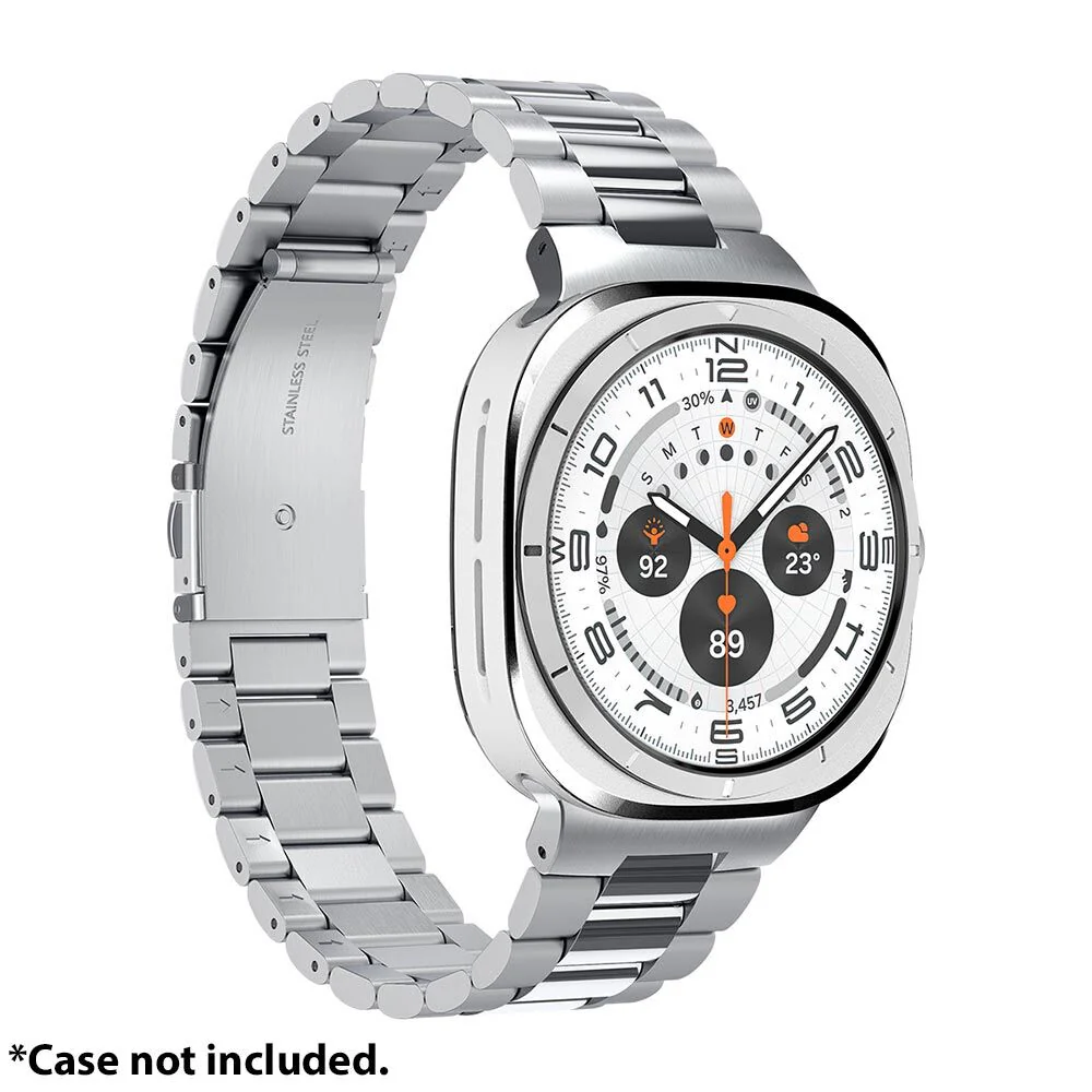 Spigen Galaxy Watch Ultra 47mm Modern Fit 316L Wristband (Silver) - Image 4