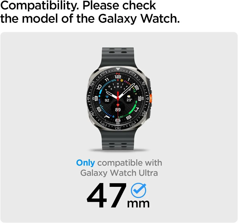 Spigen Galaxy Watch Ultra 47mm Modern Fit 316L Wristband (Silver) - Image 6