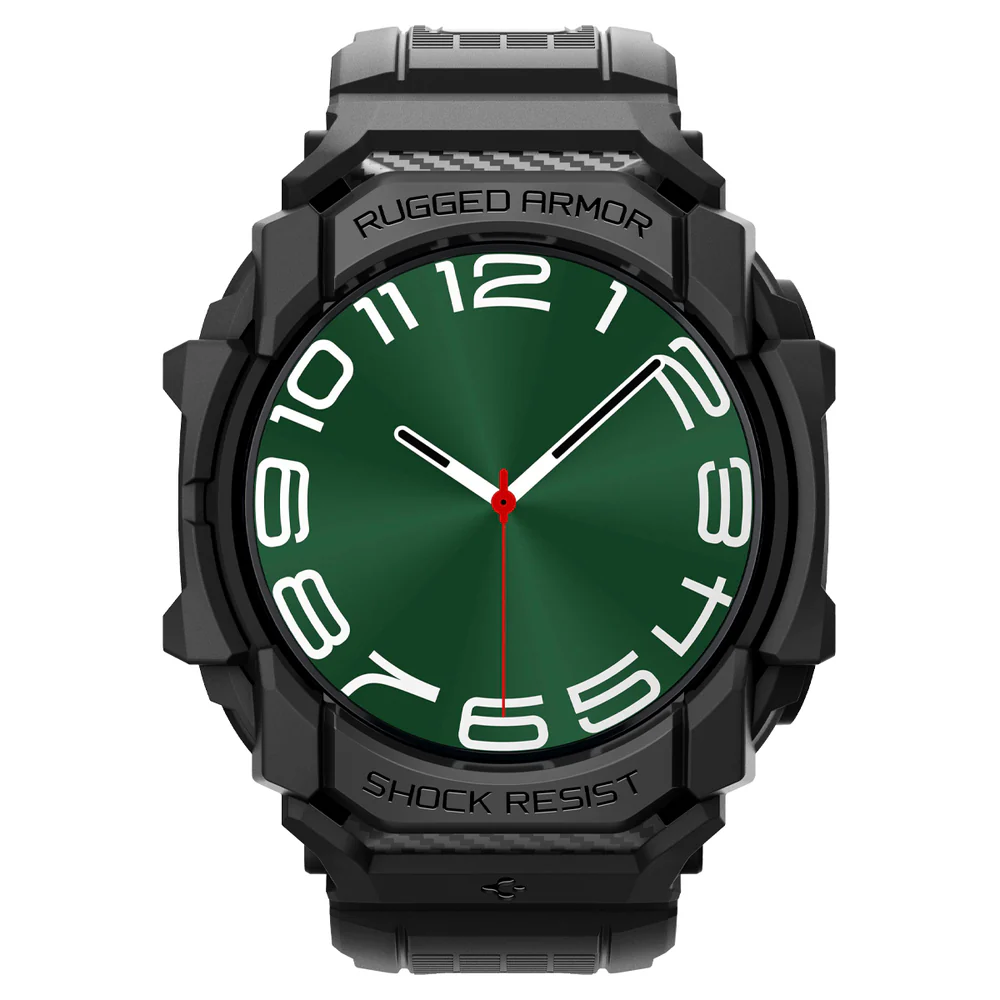 Spigen Galaxy Watch Ultra 47mm Rugged Armor Pro Case (Black) - Image 2
