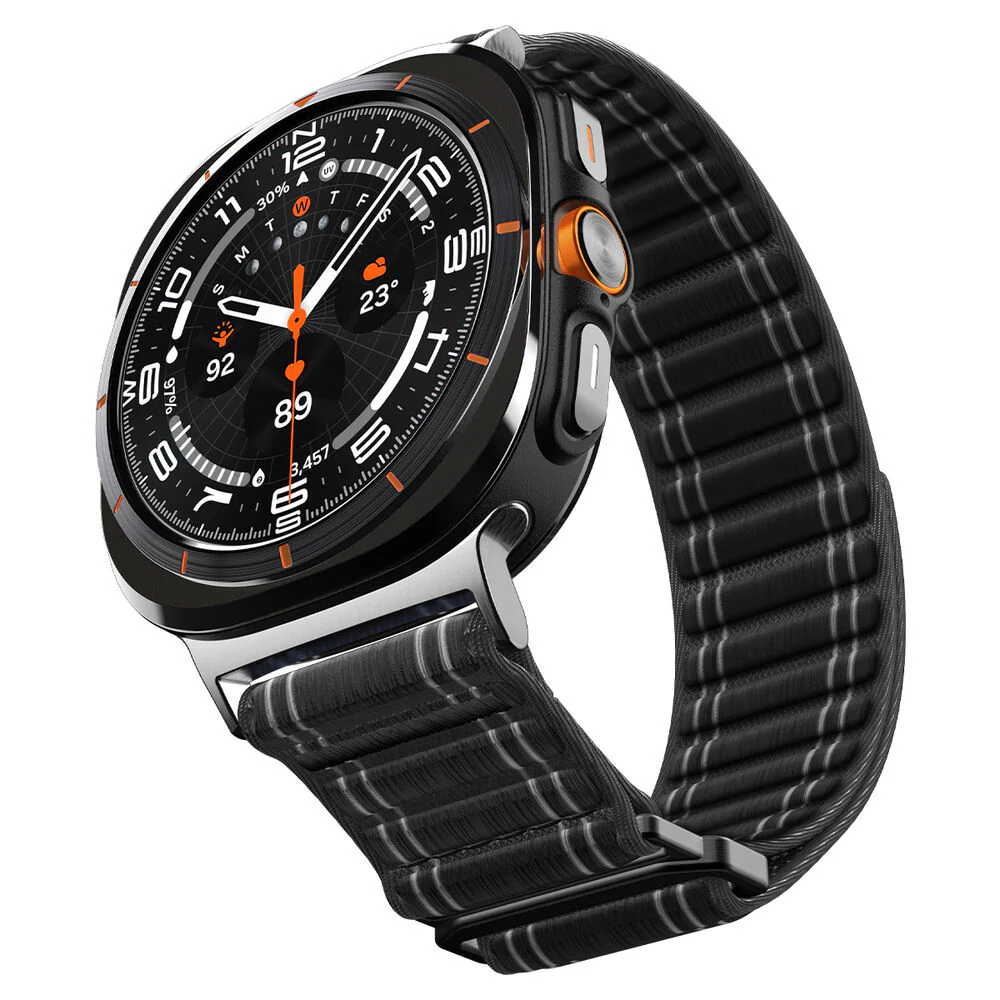 Spigen Galaxy Watch Ultra 47mm WBF0 Wristband (Black) - Image 2