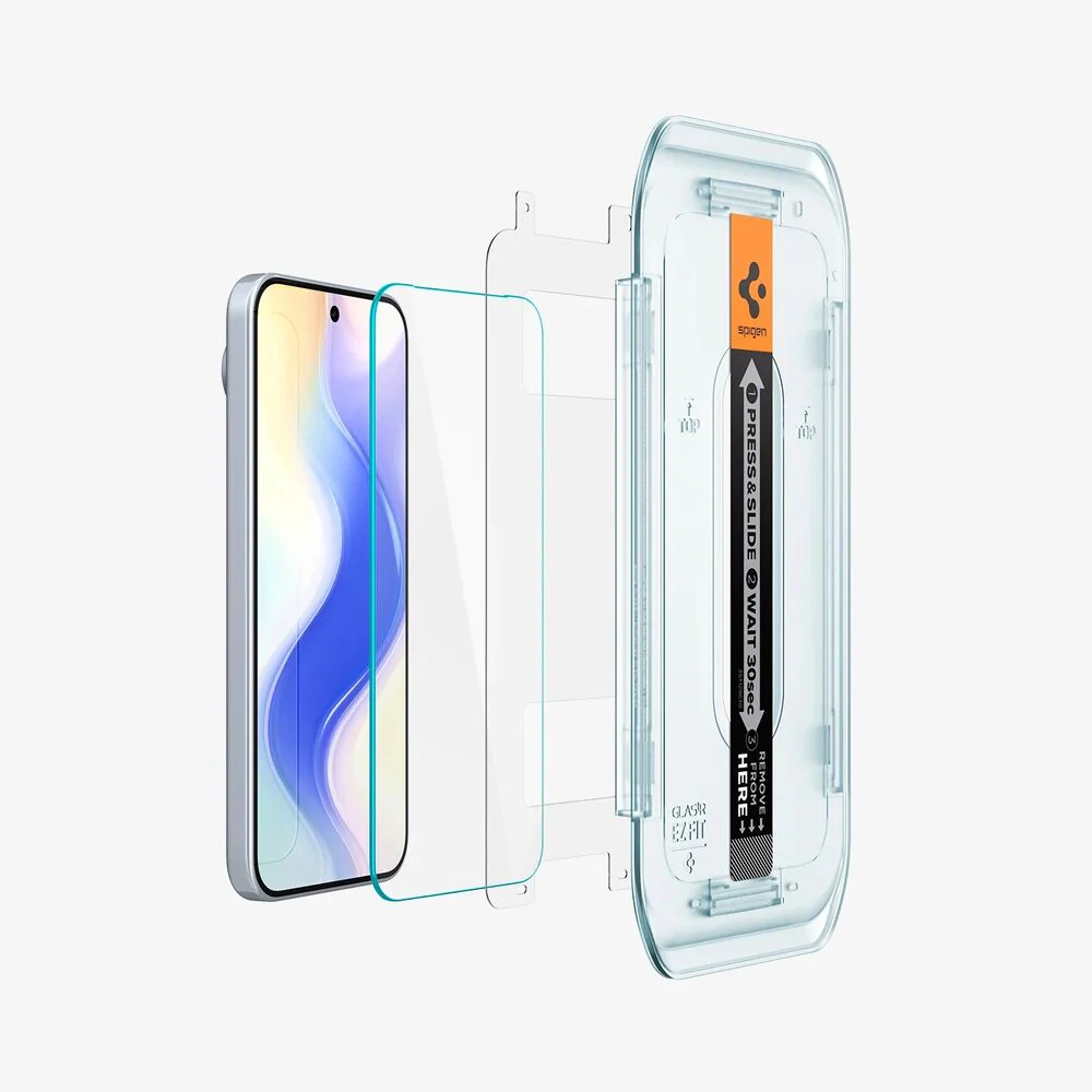 Spigen Google Pixel 10 Pro XL EZ Fit GLAS.tR Slim 2PCS Glass Screen Protector - Clear - Image 4