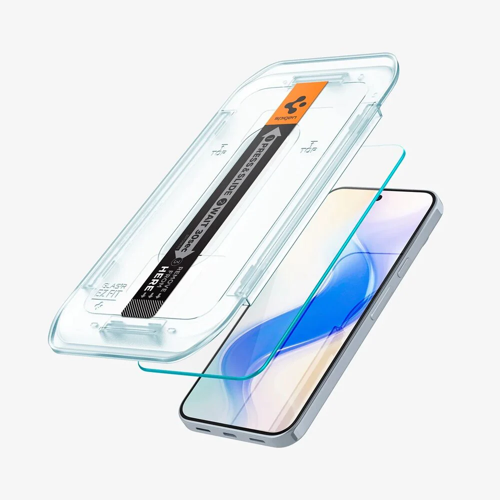 Spigen Google Pixel 10 Pro XL EZ Fit GLAS.tR Slim 2PCS Glass Screen Protector - Clear - Image 6
