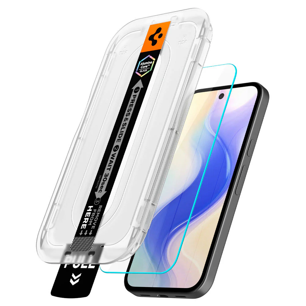 Spigen Google Pixel 10a Glas.tR EZ Fit Pro 2PCS Glass Screen Protector - Clear - Image 6
