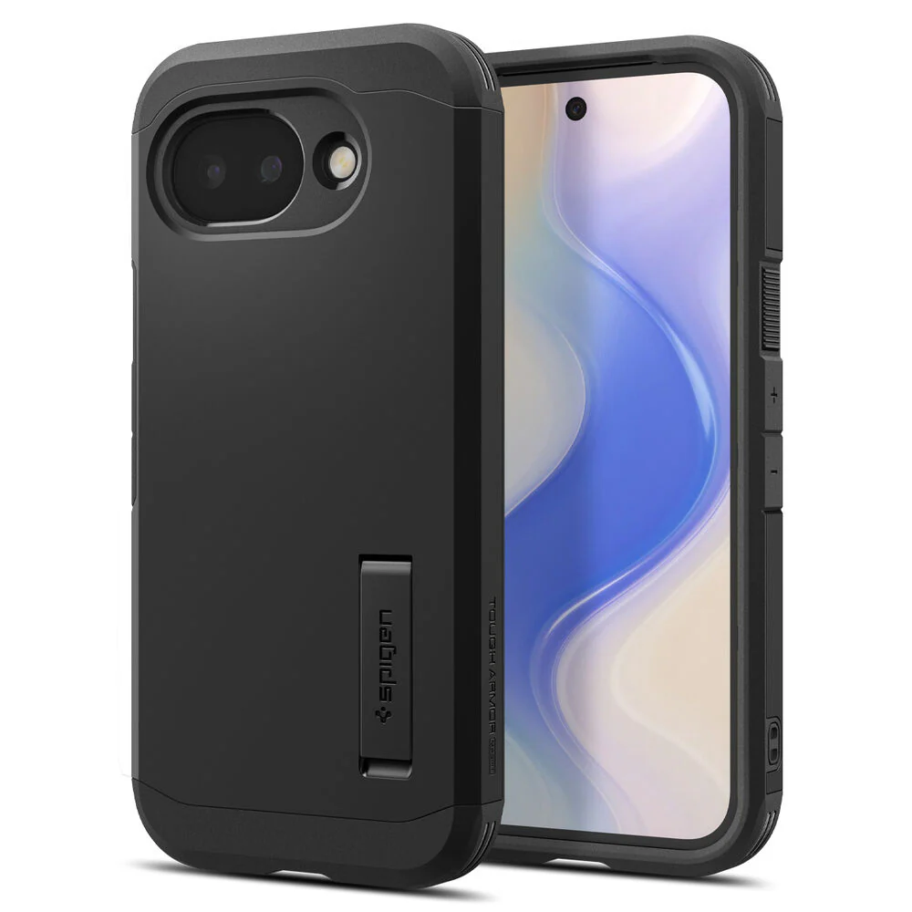 Spigen Google Pixel 10a Tough Armor T Camera Control Button Cover (MagFit) Case - Black - Image 2