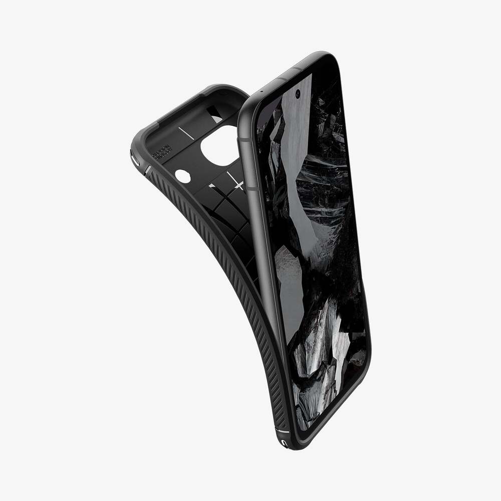 Spigen Google Pixel 8a Rugged Armor Case - Black - Image 4
