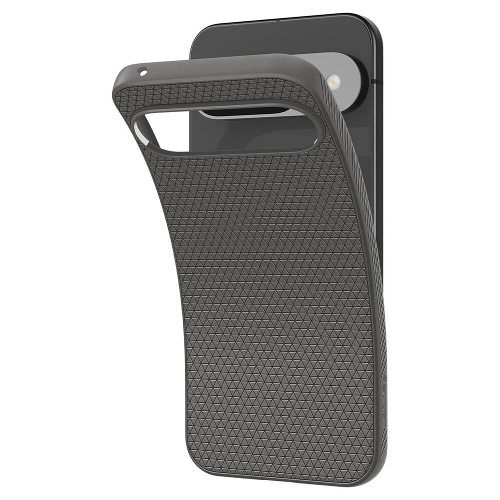 Spigen Google Pixel 9 Liquid Air Case - Marble Grey - Image 5