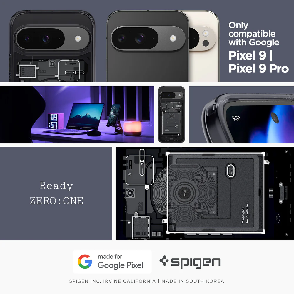 Spigen Google Pixel 9 Ultra Hybrid Zero One Case - Zero One - Image 2