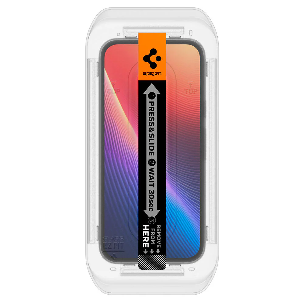 Spigen Google Pixel 9a GLAS.tR EZ Fit 2PCS Glass Screen Protector - Clear - Image 3