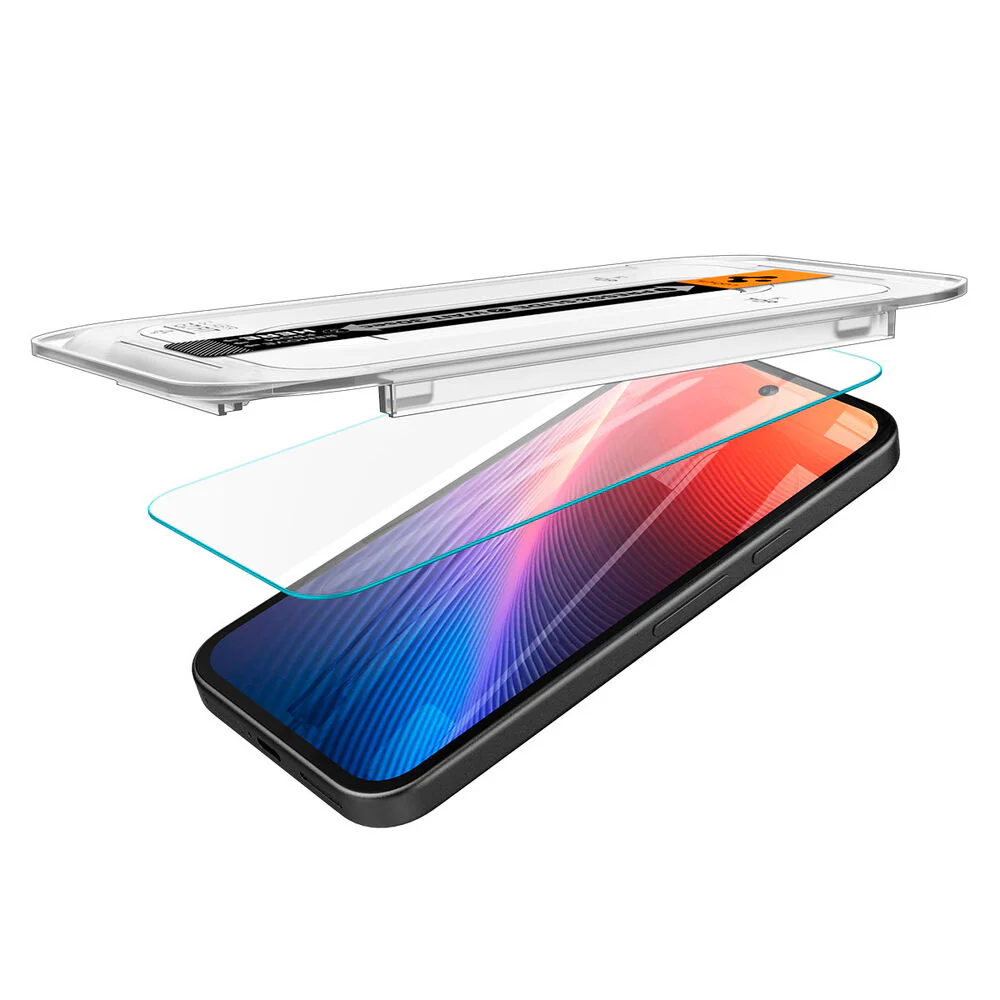 Spigen Google Pixel 9a GLAS.tR EZ Fit 2PCS Glass Screen Protector - Clear - Image 4