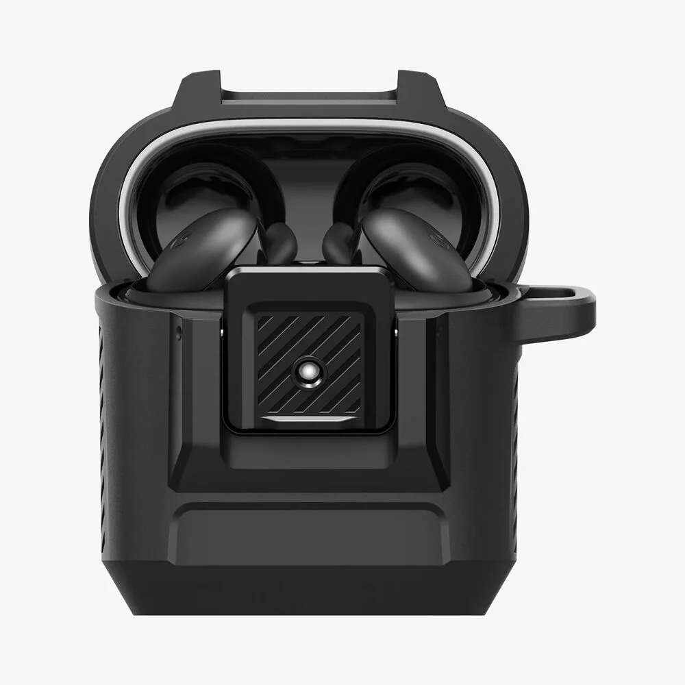 Spigen Google Pixel Buds 2a Lock Fit Case (Black) - Image 5