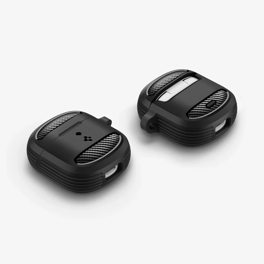 Spigen Google Pixel Buds 2a Rugged Armor Case (Black) - Image 4