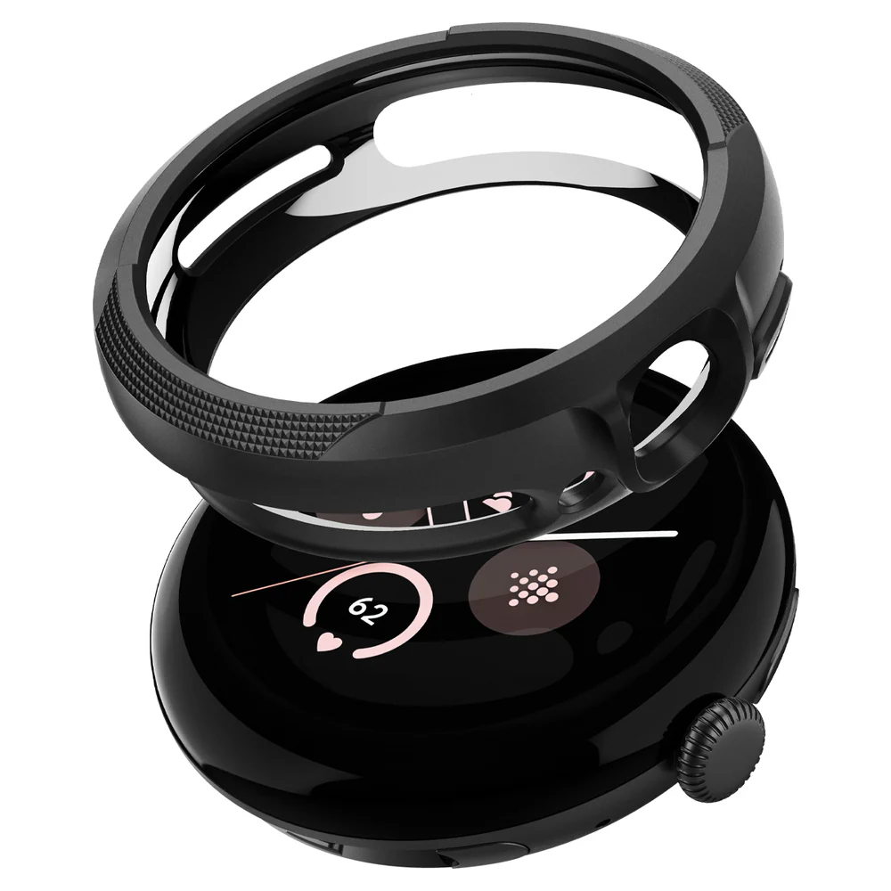 Spigen Google Pixel Watch 3 45mm Liquid Air Case - Black - Image 3