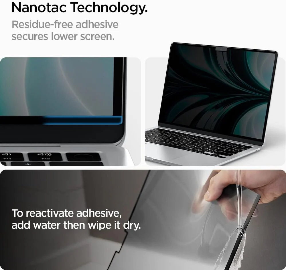 Spigen MacBook Air 13" Safe View Screen Protector 1PC (Clear) - Image 6