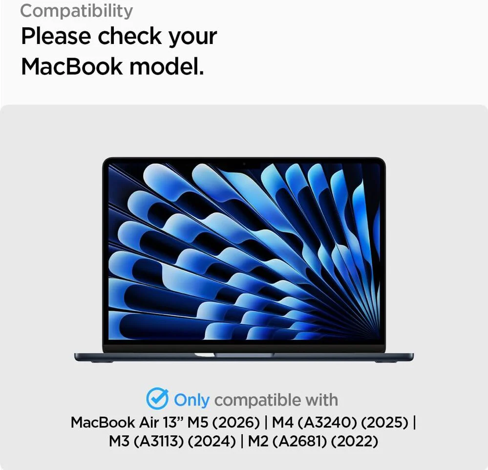 Spigen MacBook Air 13" Urban Fit Case (Black) - Image 2
