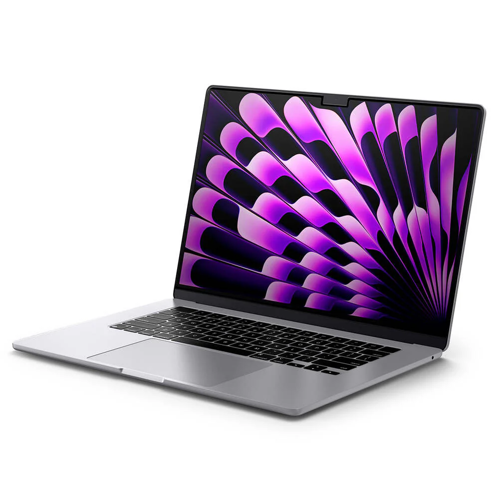 Spigen MacBook Air 15" Safe View Screen Protector 1PC (Black) - Image 5