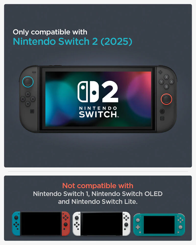 Spigen Nintendo Nintendo Switch 2 Rugged Armor Video Game Accessories - Black - Image 2