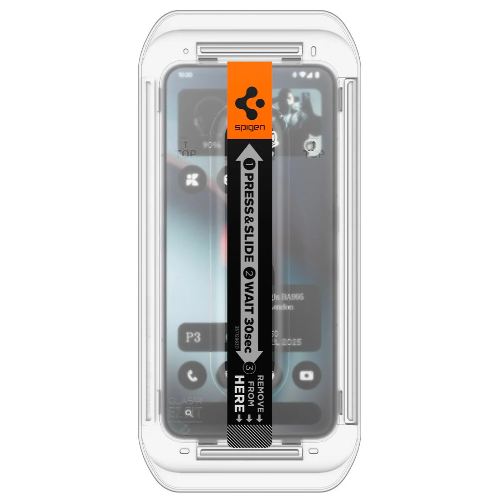 Spigen Nothing Nothing Phone (3)  GLAS.tR EZ Fit 2PCS Glass Screen Protector - Clear - Image 5