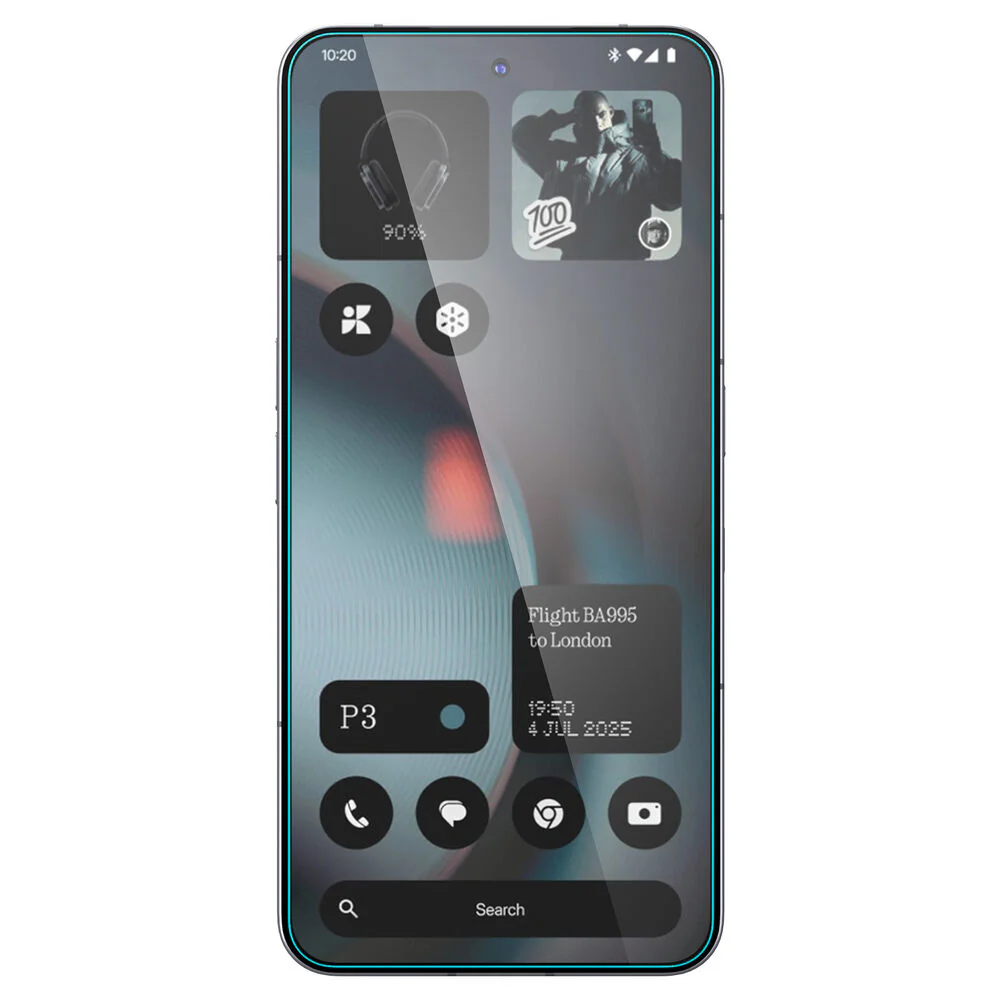 Spigen Nothing Phone (3) GLAS.tR Slim Glass Screen Protector 2PCS (Clear) - Image 3