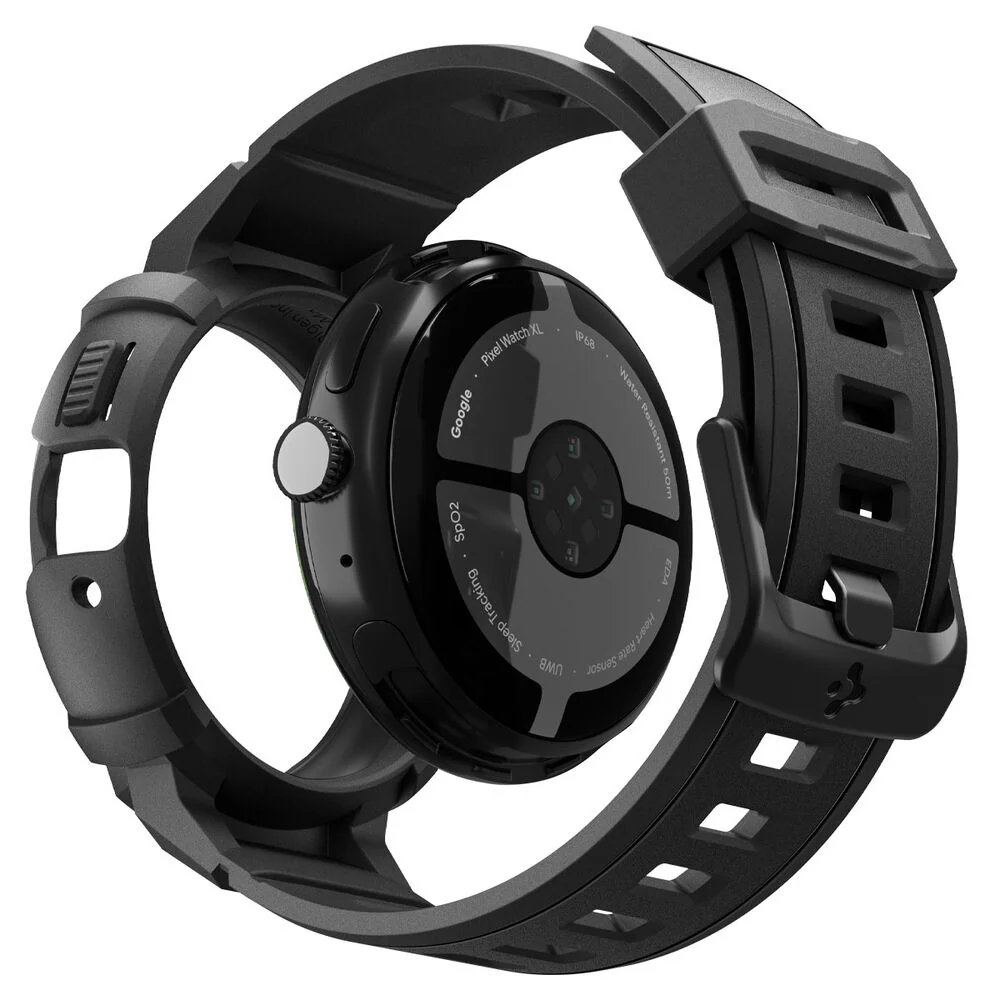 Spigen Pixel Watch 4 41mm Rugged Armor Pro Case (Black) - Image 6