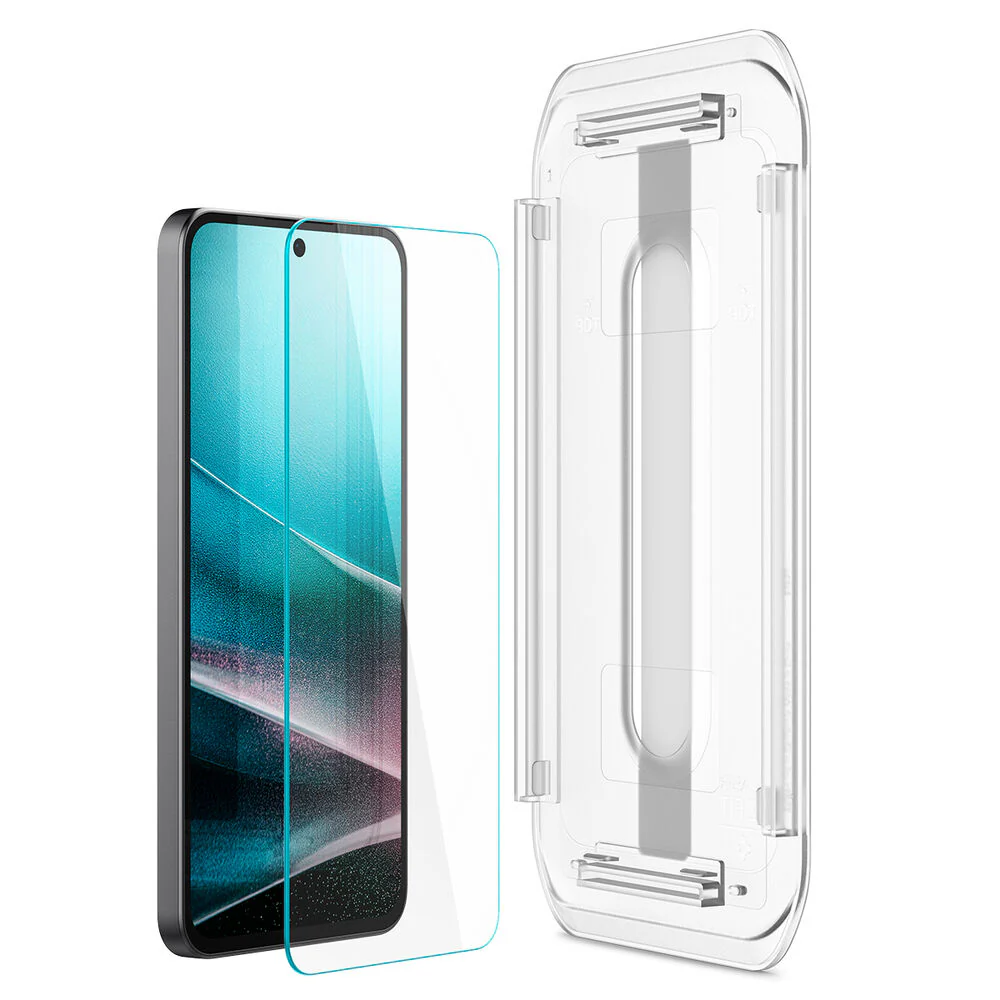 Spigen Samsung Galaxy A36 5G GLAS.tR EZ Fit 2PCS Glass Screen Protector - Clear - Image 4