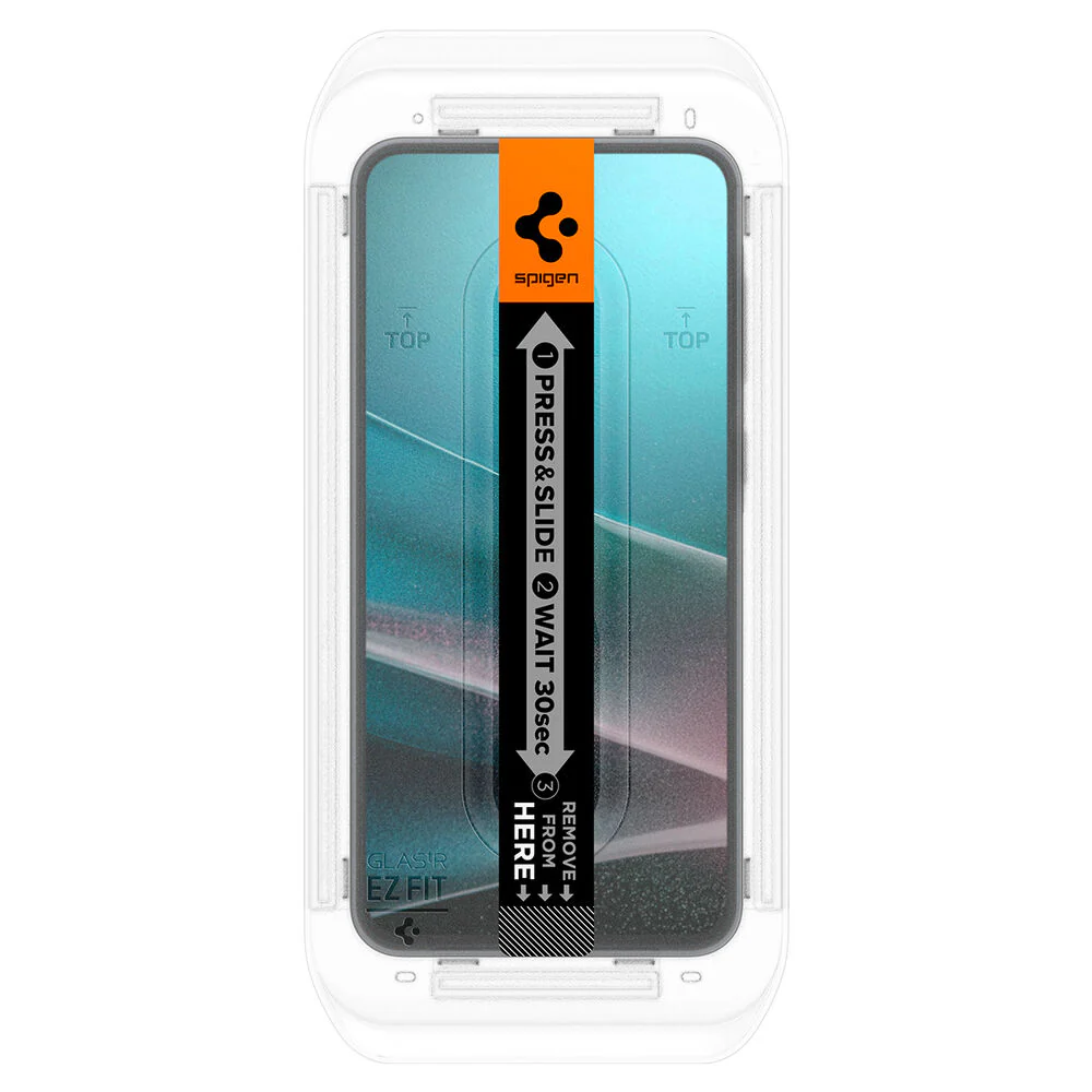 Spigen Samsung Galaxy A36 5G GLAS.tR EZ Fit 2PCS Glass Screen Protector - Clear - Image 5