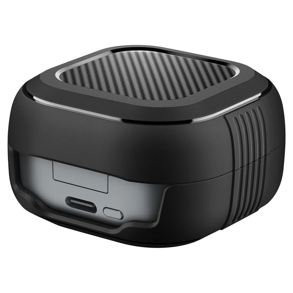 Spigen Samsung Galaxy Buds 4 / 4 Pro Rugged Armor Case - Black - Image 6