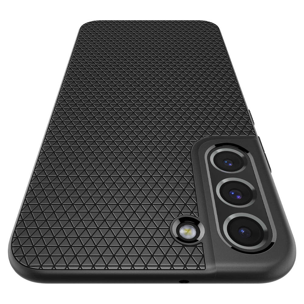 Spigen Samsung Galaxy S22 Liquid Air Case - Black - Image 5