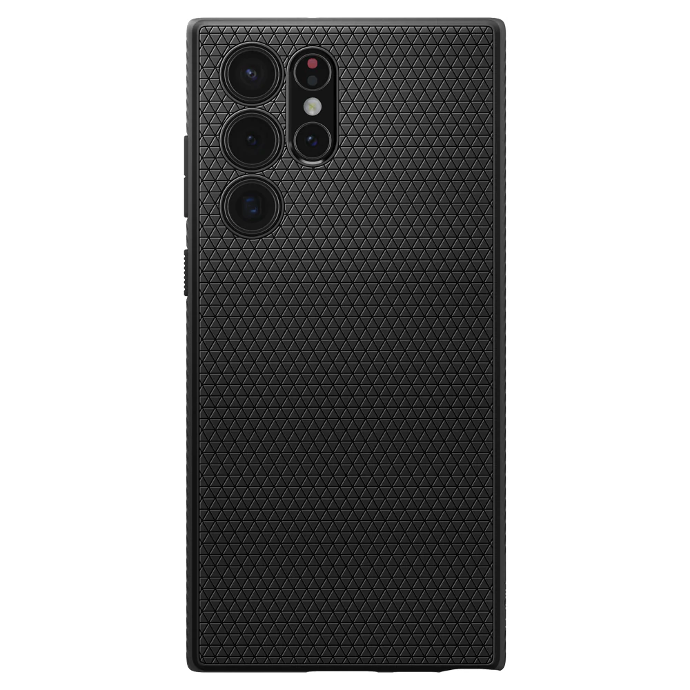 Spigen Samsung Galaxy S22 Ultra Liquid Air Case - Black - Image 2