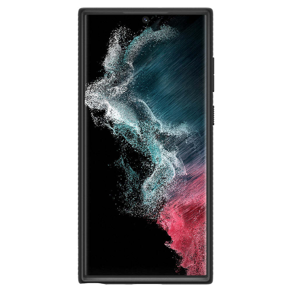 Spigen Samsung Galaxy S22 Ultra Liquid Air Case - Black - Image 3