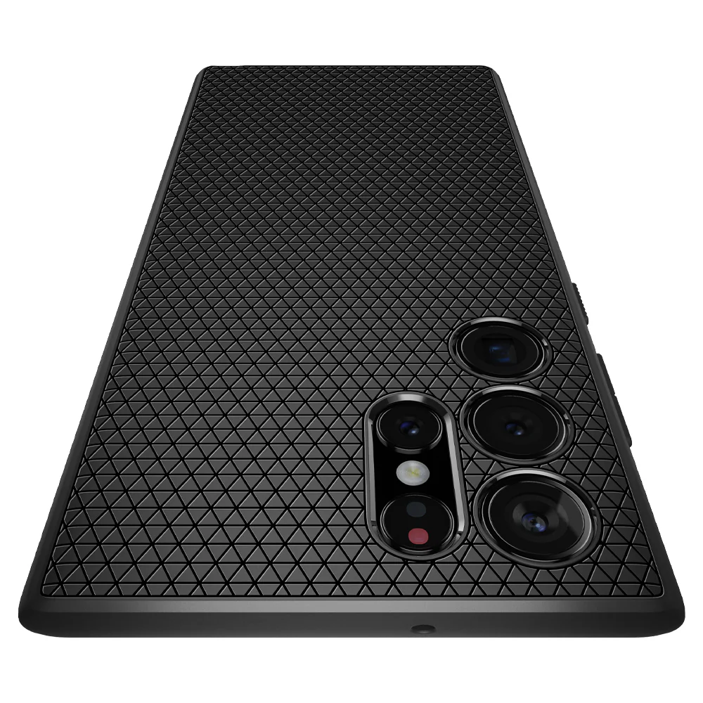 Spigen Samsung Galaxy S22 Ultra Liquid Air Case - Black - Image 5