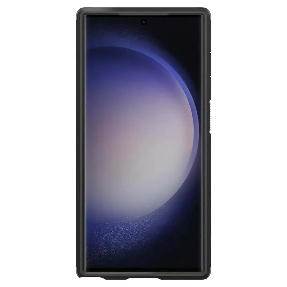 Spigen Samsung Galaxy S23 Ultra Tough Armor Case - Black - Image 3