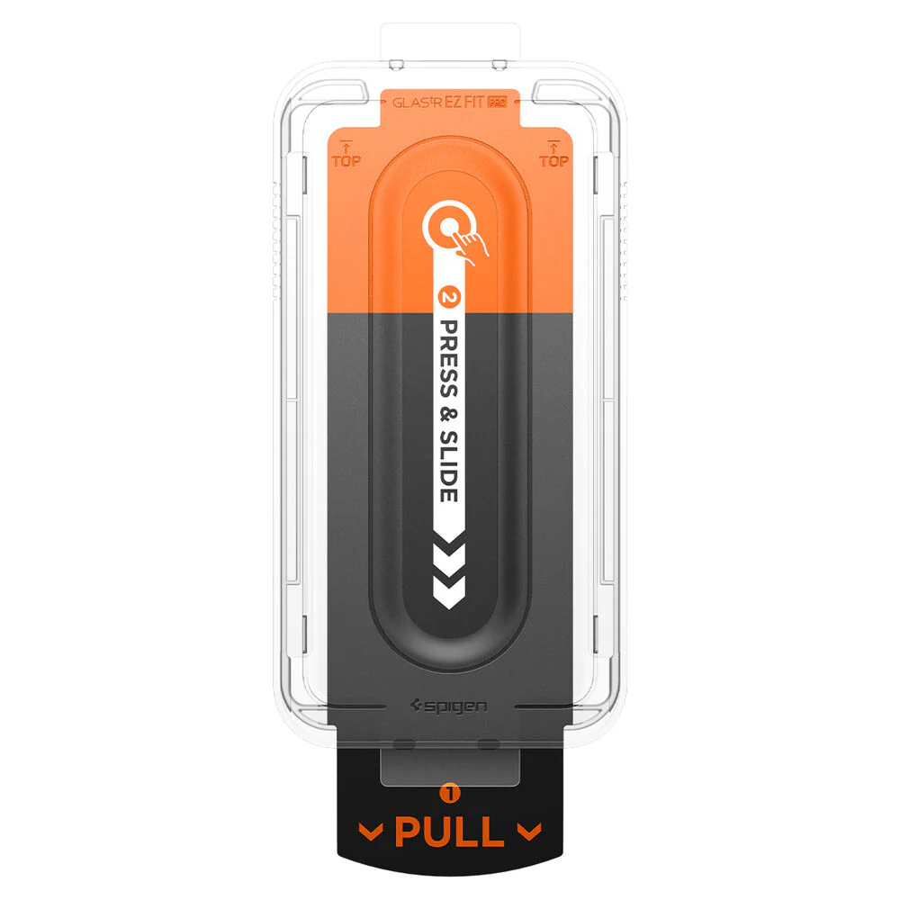 Spigen Samsung Galaxy S25 Edge GLAS.tR EZ Fit Pro HD Glass Screen Protector - Clear - Image 3