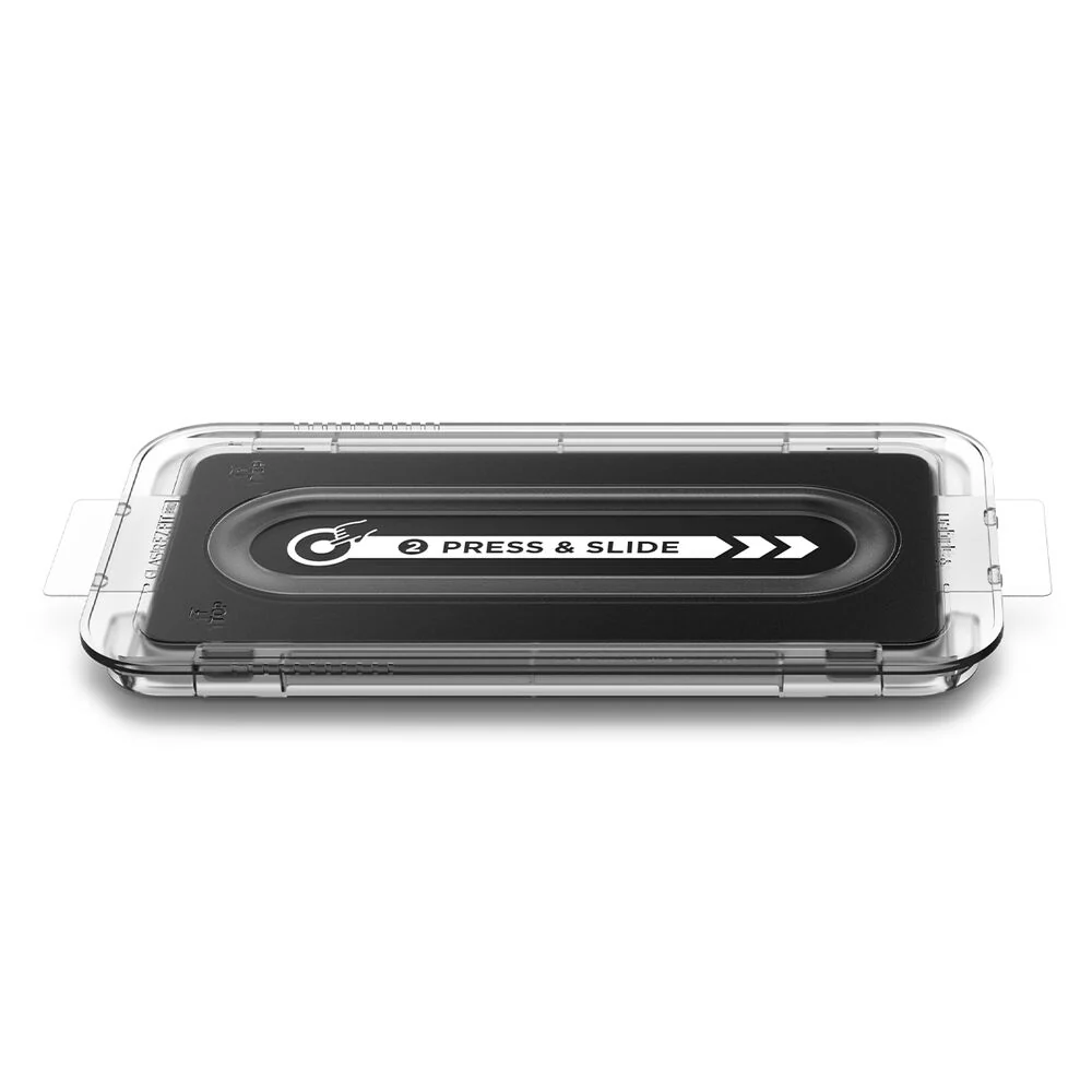 Spigen Samsung Galaxy S25 Edge GLAS.tR EZ Fit Pro HD Glass Screen Protector - Clear - Image 4