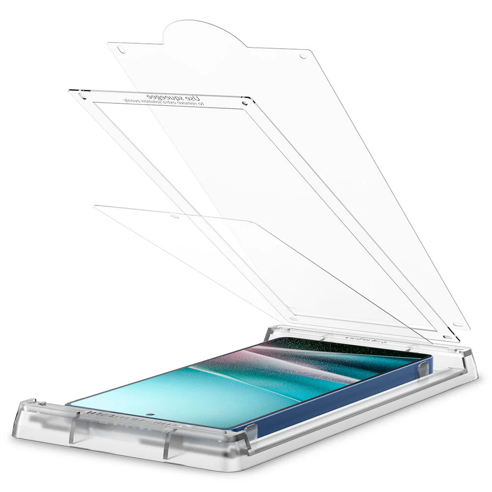 Spigen Samsung Galaxy S25 Ultra EliteShield EZ Fit HD 1PC Screen Protector - Clear - Image 3