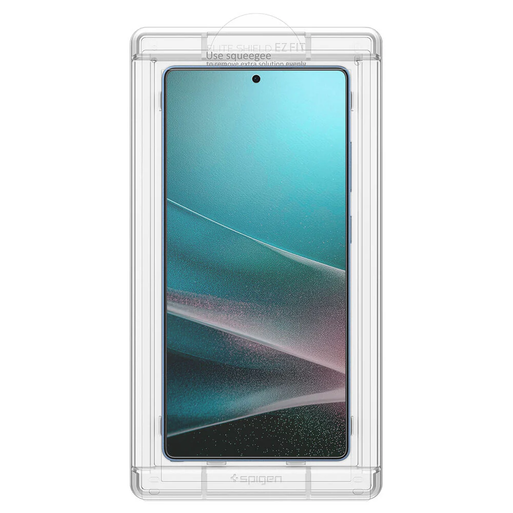 Spigen Samsung Galaxy S25 Ultra EliteShield EZ Fit HD 1PC Screen Protector - Clear - Image 5