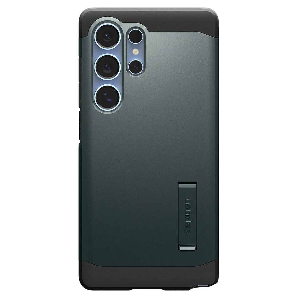 Spigen Samsung Galaxy S25 Ultra Tough Armor MagFit Case (Abyss Green) - Image 4