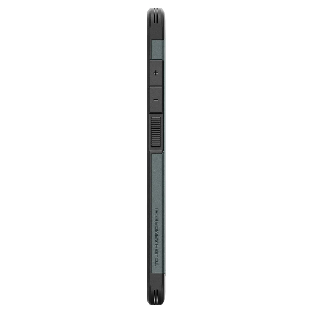 Spigen Samsung Galaxy S25 Ultra Tough Armor MagFit Case (Abyss Green) - Image 5
